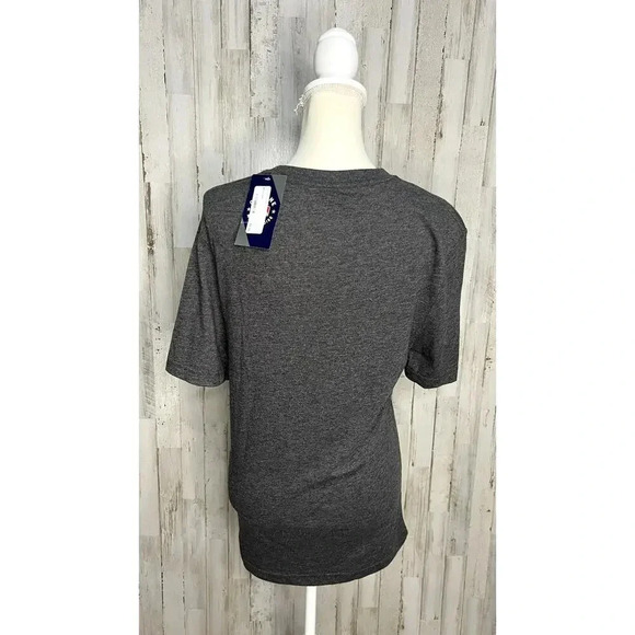 NWT Majestic Miami Marlins Men's‎ Gray MLB Logo T-Shirt Size Small Short Sleeve - Picture 4 of 5